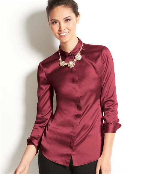 ann taylor silk blouse